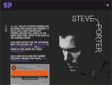 Tablet Screenshot of djsteveporter.com